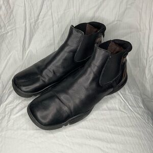 Bed Stu Boots Men's Size 12 Black Leather Ankle Distressed